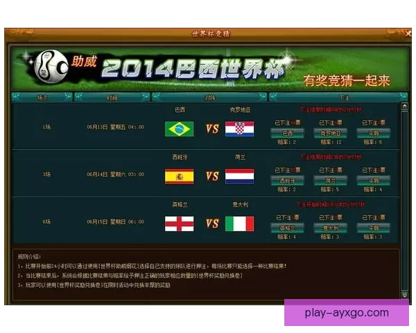 世界杯竞猜平台带你玩转赛事预测体验全新娱乐方式